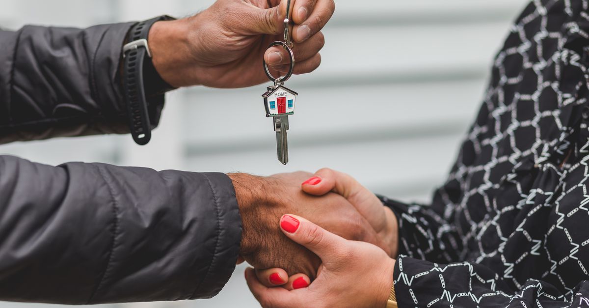 Remise des clés lors d'un achat immobilier